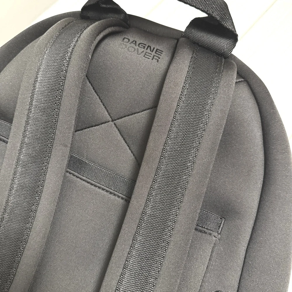 Dagne Dover Dakota Medium Neoprene  Black Backpack - Picture 5 of 6